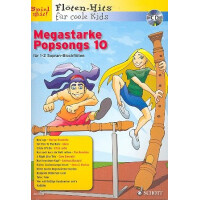 Megastarke Popsongs Band 10 (+CD):