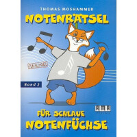 Notenrätsel für schlaue Notenfüchse Band 2