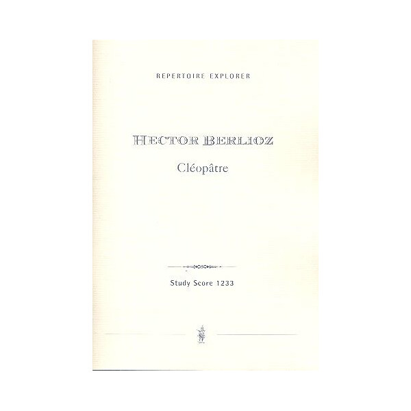 Cléopâtre für Sopran und Orchester