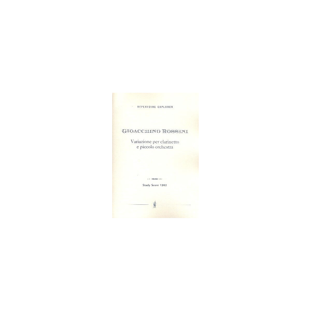 Variazione für Klarinette und Kammerorchester