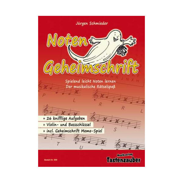 Noten Geheimschrift (Violin- und Bassschlüssel)
