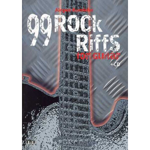 99 Rock Riffs (+CD): für Gitarre/Tabulatur
