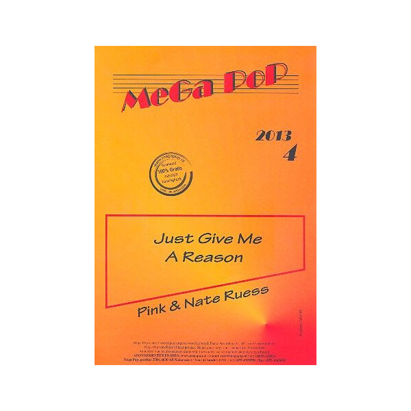 Just give me a Reason: für Klavier