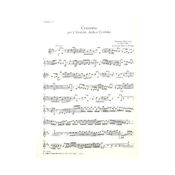 Konzert für 2 Trompeten, Streichorchester