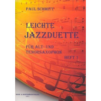 Leichte Jazzduette Band 1: für 2 Saxophone (AT)