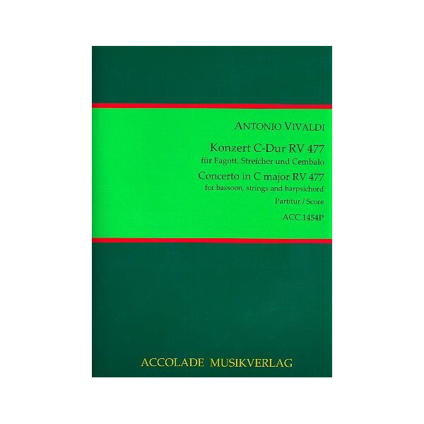 Konzert C-Dur RV477 für Fagott,