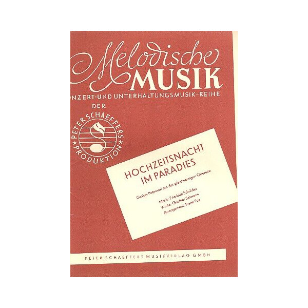 Hochzeitsnacht im Paradies - Tanz-Potpourri: