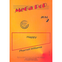 Happy: für Klavier (mit Text und Akkorden)