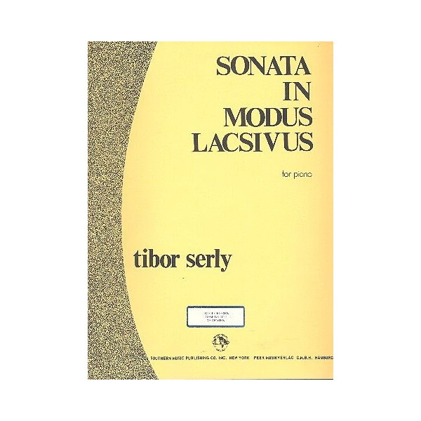 Sonata in modus lascivus for piano