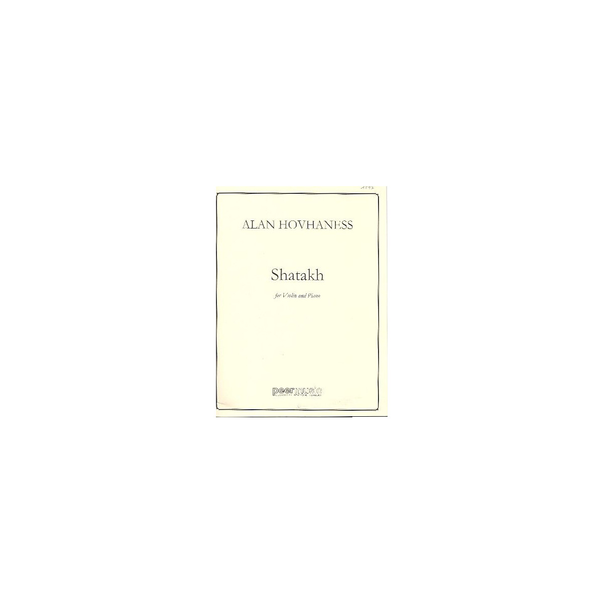 Shatakh for violin and piano box