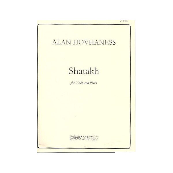 Shatakh for violin and piano