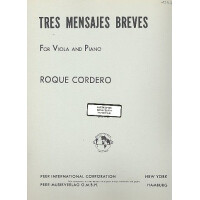 3 mensajes breves for viola and piano