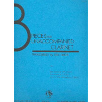 3 Pieces for unaccompanied clarinet