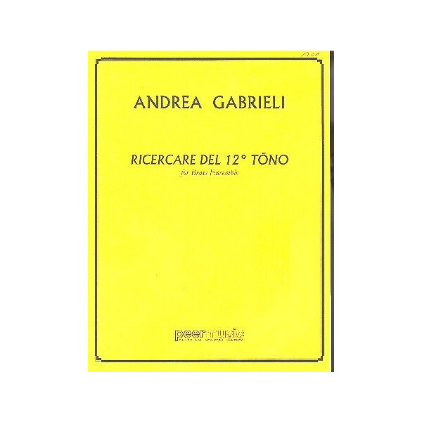 Ricercare del 12 tono no.2 for