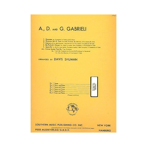 Canzon septimi toni no.1