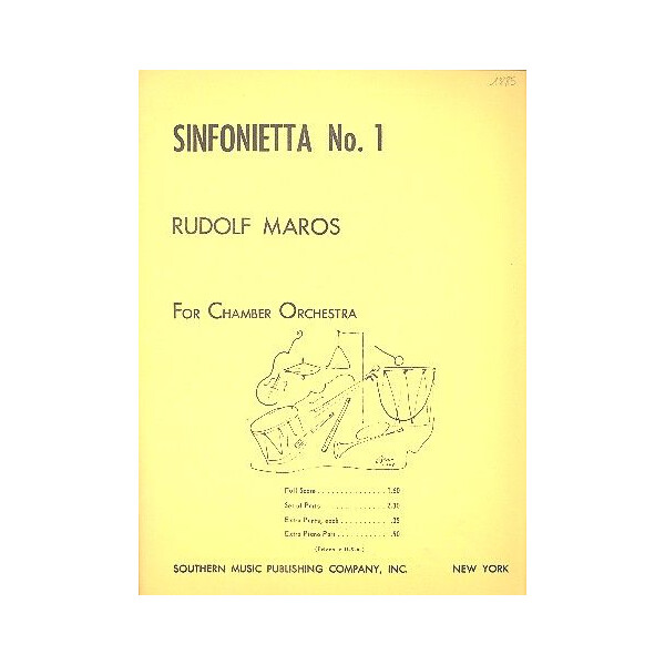 Sinfonietta no.1 for 2 recorders (flutes),