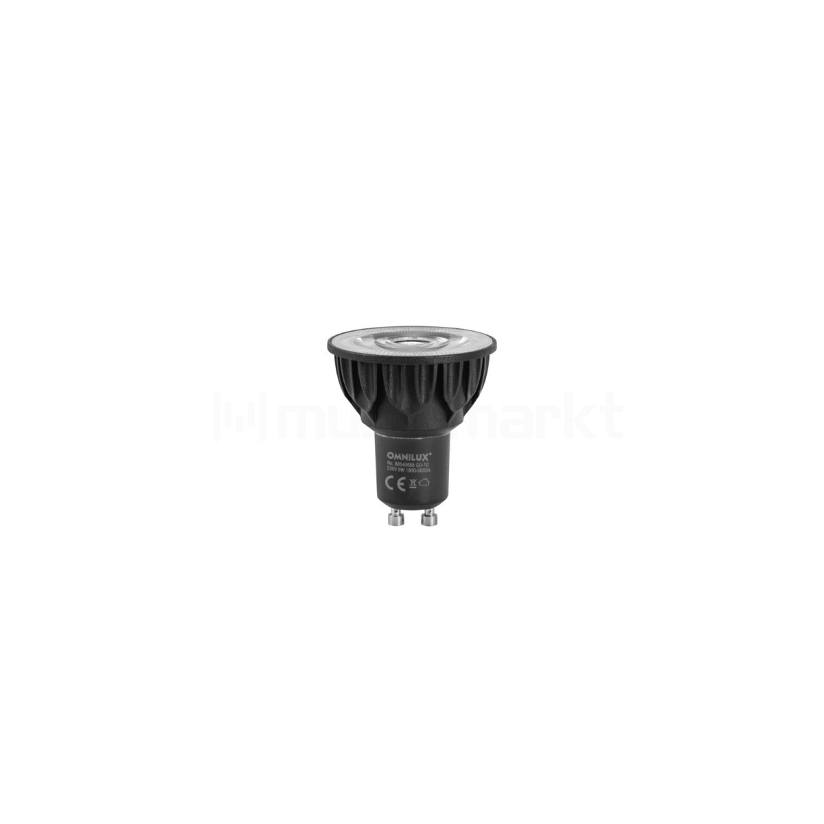 Omnilux GU-10 230V COB 5W LED 1800-3000K dim2warm