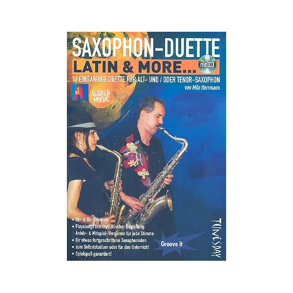 Saxophon-Duette - Latin and more (+CD):