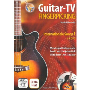 Guitar TV - Fingerpicking Internationale Songs Band 1...