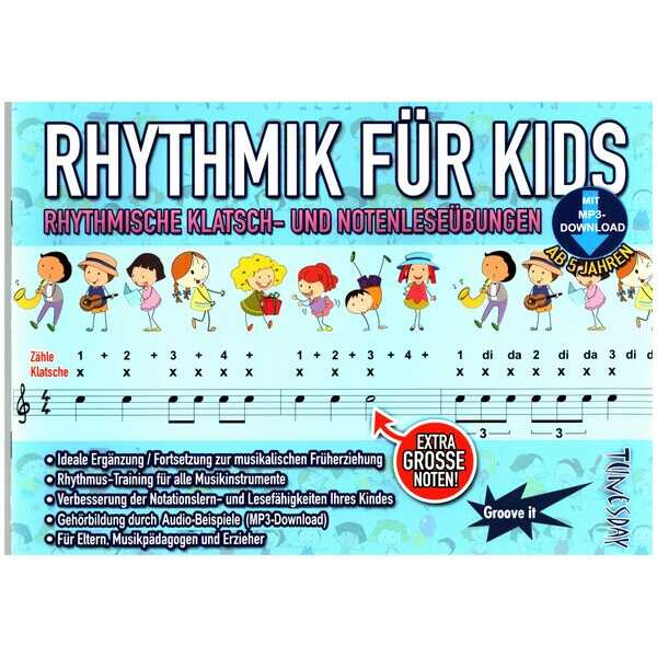 Rhythmik für Kids (+Download)