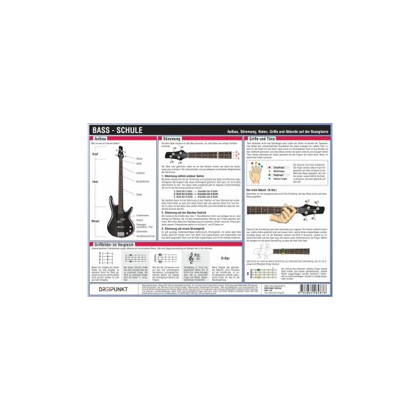 Info-Tafel Bass-Schule (E-Bass)