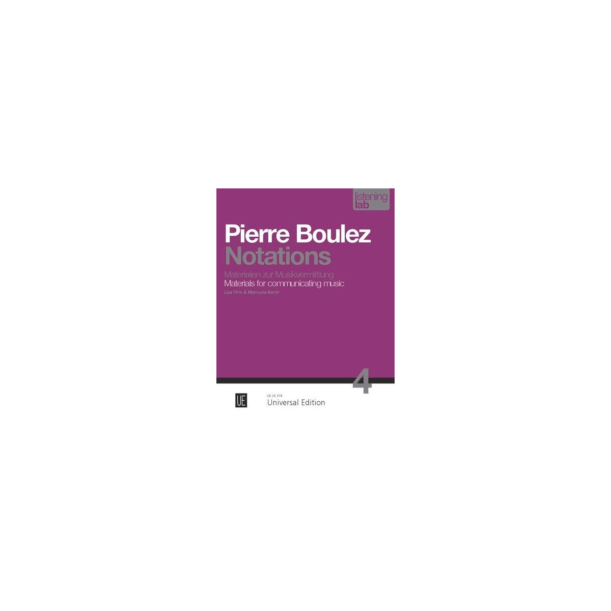 Pierre Boulez - Notations box