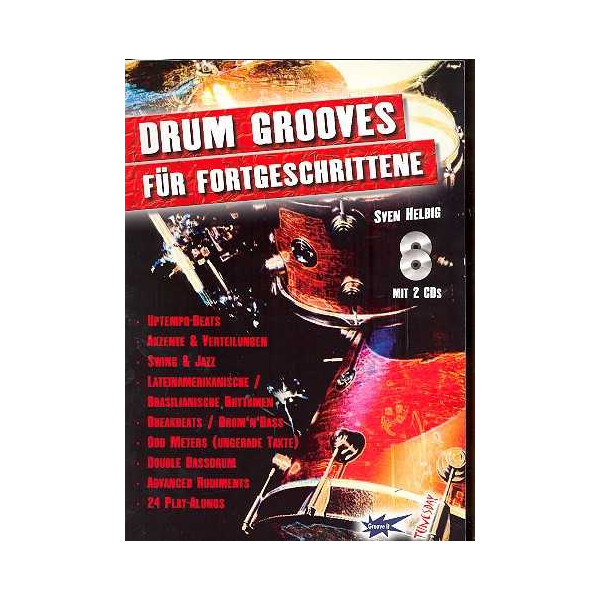 Drum Grooves für Fortgeschrittene (+2 CDs):