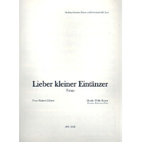 Lieber kleiner Eintänzer: