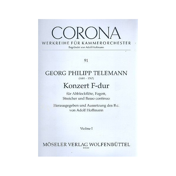 Konzert F-Dur TWV 52:F1