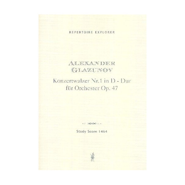 Konzertwalzer D-Dur Nr.1 op.47