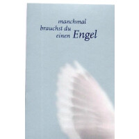 Postkarte mit Umschlag Manchmal brauchst du einen Engel (+Mini-CD)