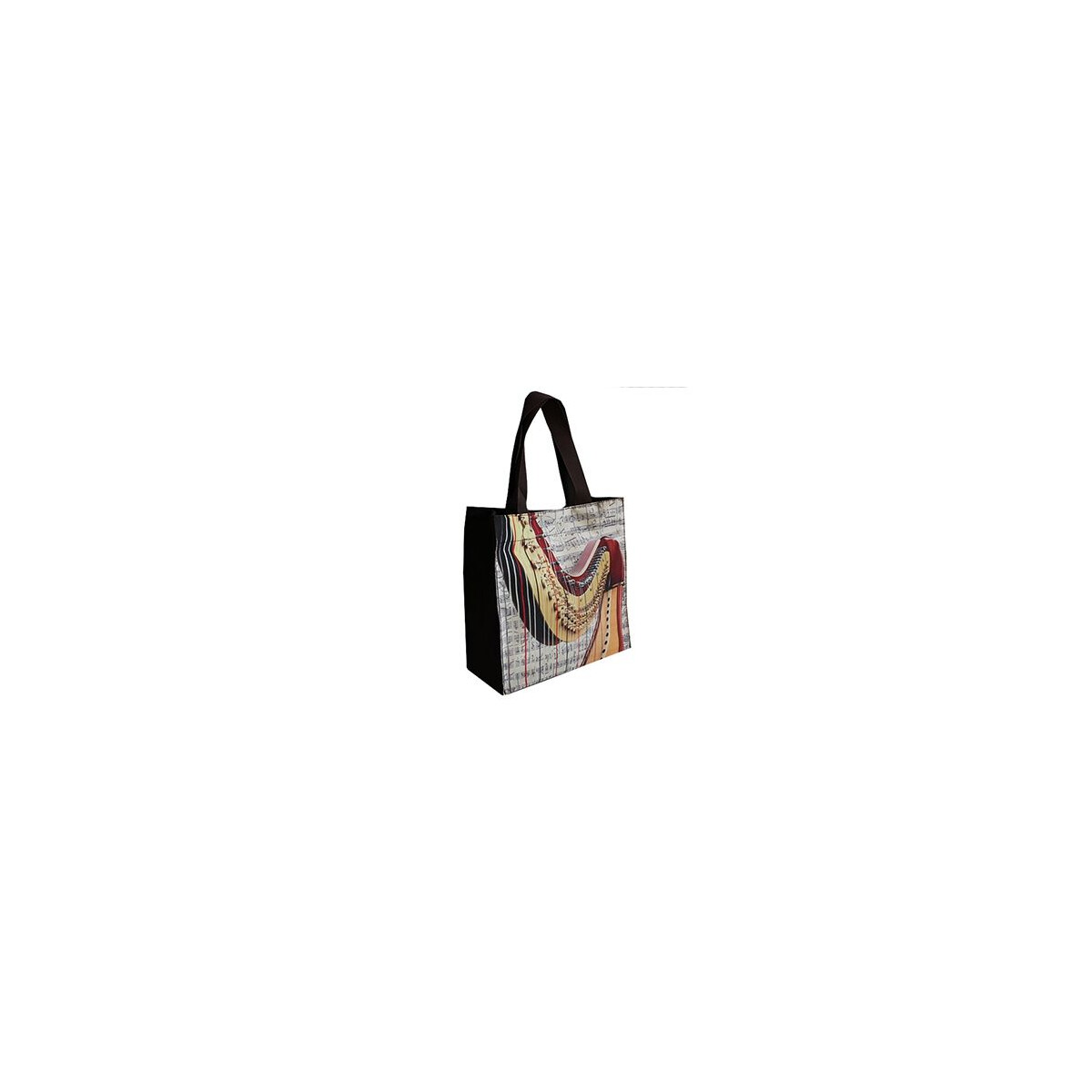 Nylon-Tasche mit Boden Harfe 33x33x13 cm