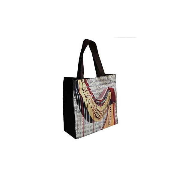 Nylon-Tasche mit Boden Harfe 33x33x13 cm