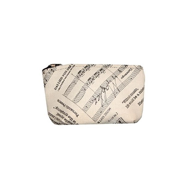 Stoff-Nylon-Tasche Musik Größe S (15x9 cm)