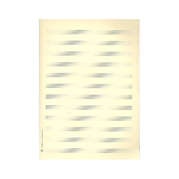 Notenpapier DIN A4 hoch 12 Systeme