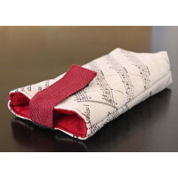 Handyhülle (Brillenetui) Opera weiß/bordeaux