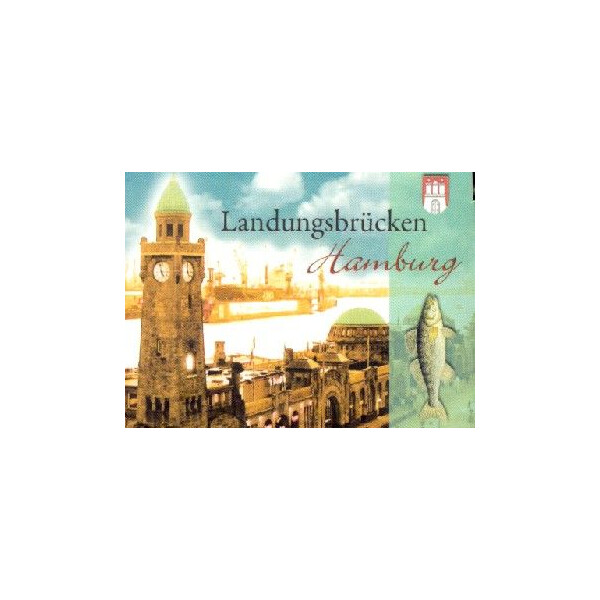 Spieluhr La Paloma Motiv Landungsbrücken Hamburg