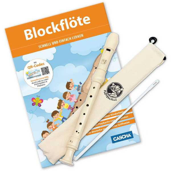 Recorder set (book + audio online + instrument)