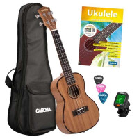 Ukulele-Set (Konzert) Premium Mahagoni