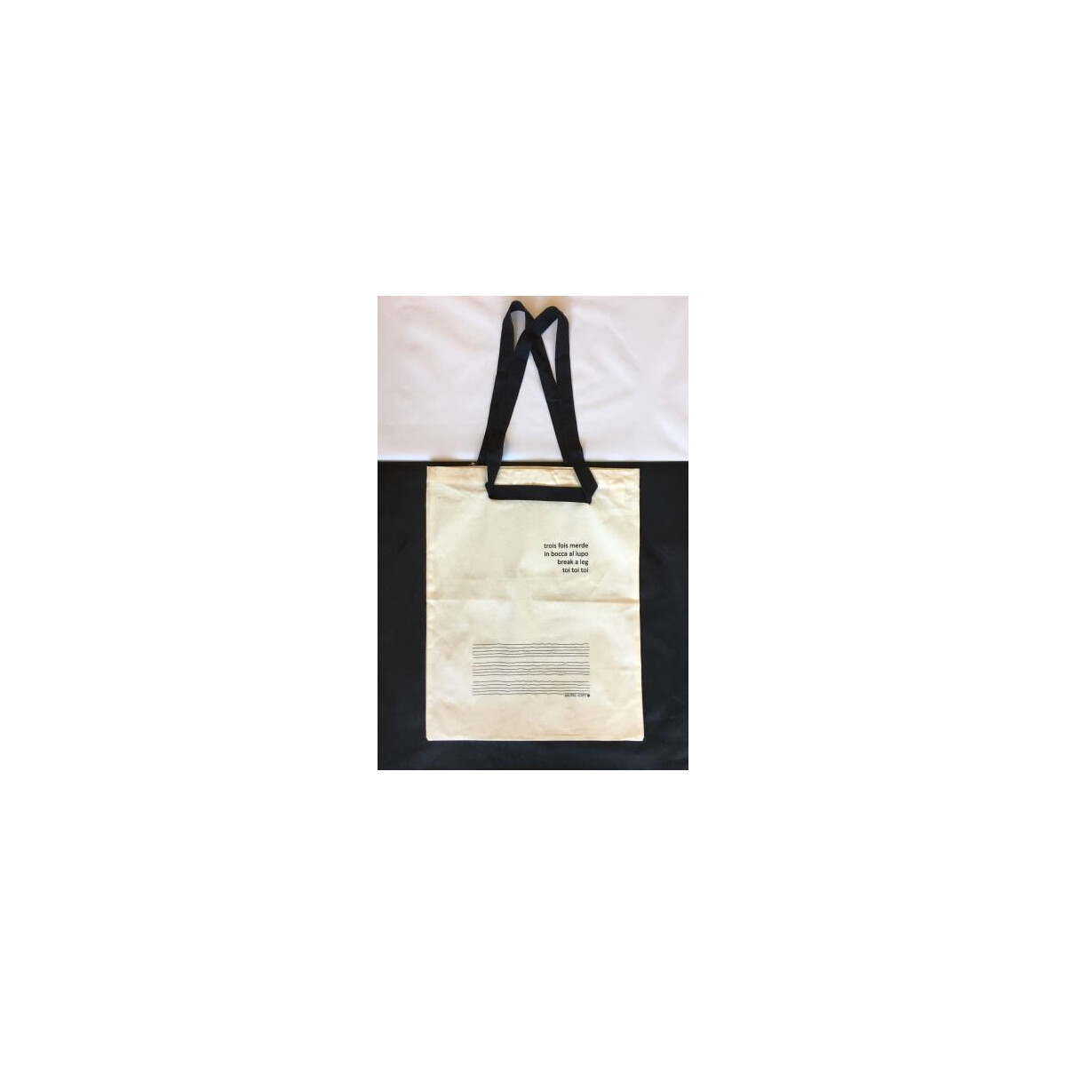 Baumwolltasche Break a Leg 43 x 35 cm