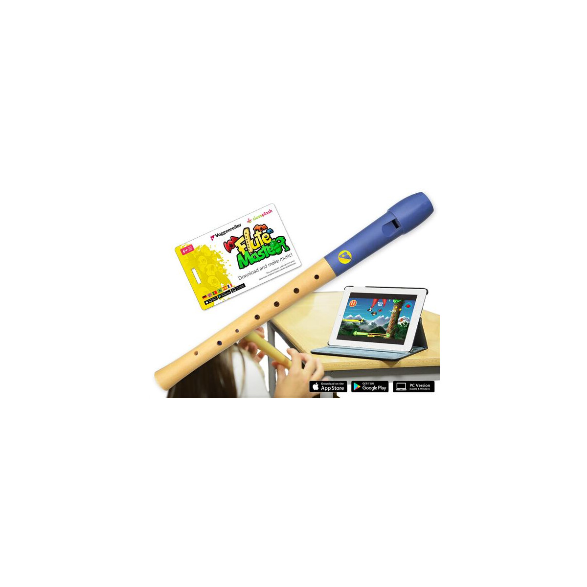 Flute Master Set "Holz-Kunststoff" - dt. GW