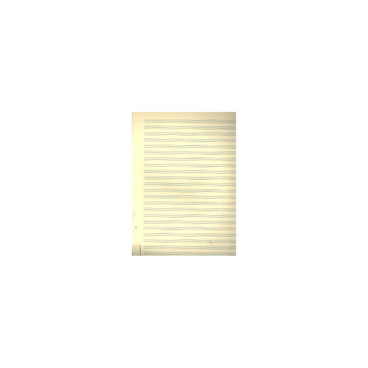 Notenpapier Quart-Format hoch 24 Systeme