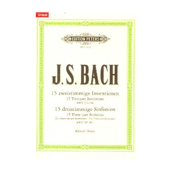 Haftnotizblock Bach Inventionen 50 Seiten 10 x 7,5 cm