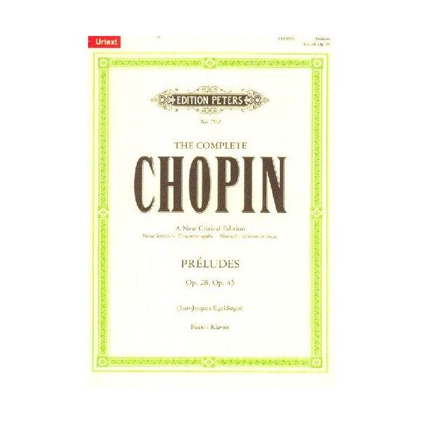 Haftnotizblock Chopin Préludes 50 Seiten 10 x 7,5 cm