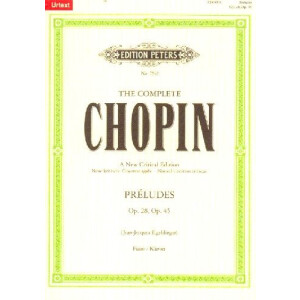 Haftnotizblock Chopin Pr&eacute;ludes 50 Seiten 10 x...