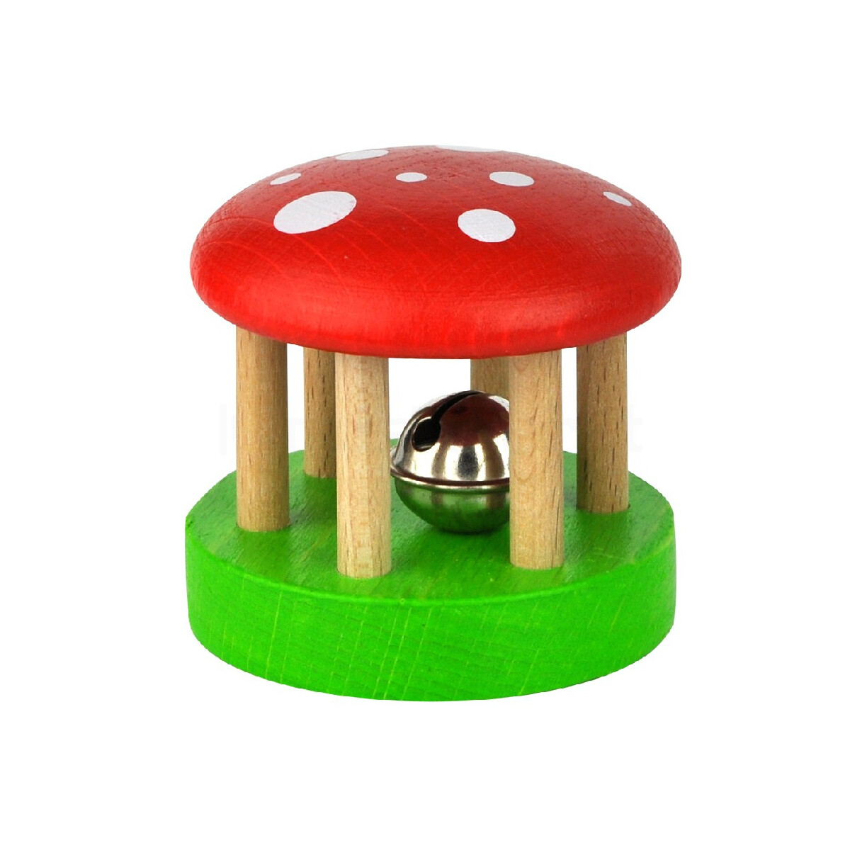 Pilz-Glöckchen "Belli" - rot/grün