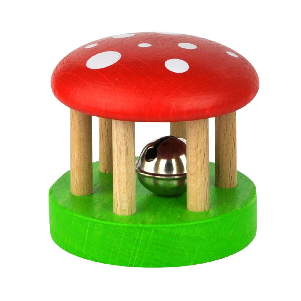 Pilz-Glöckchen "Belli" - rot/grün