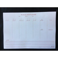 Notizblock Wochenplaner Din A4 quer 52 Blatt