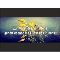 Postkarte Kunst des Schaffens