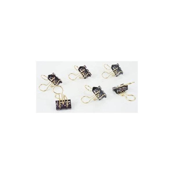 Vielzweckklammer Achtelnote schwarz/gold 19 x 40 mm